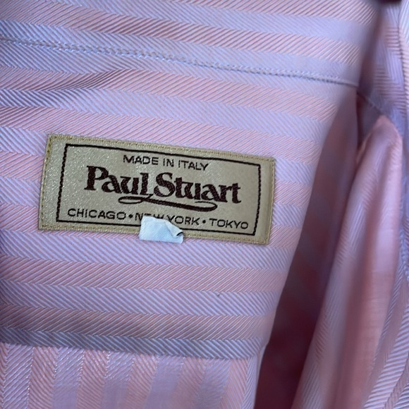 Paul Stuart Women's Classic Fit Button Down Shirt in Pink & Lavender Hue Size XS - Picture 6 of 7